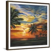 Stunning Tropical Sunset II-null-Framed Premium Giclee Print