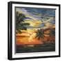 Stunning Tropical Sunset II-null-Framed Art Print