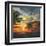 Stunning Tropical Sunset II-null-Framed Art Print