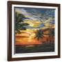 Stunning Tropical Sunset II-null-Framed Art Print