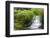 Stunning Waterfall Flowing over Rocks through Lush Green Forest with Long Exposure-Veneratio-Framed Photographic Print