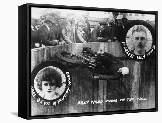 Stunt, Wall of Death-null-Framed Stretched Canvas