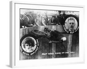 Stunt, Wall of Death-null-Framed Photographic Print