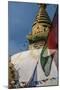 Stupa at Swayambhunath, Monkey Temple, Kathmandu, Nepal.-Lee Klopfer-Mounted Photographic Print