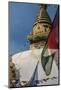 Stupa at Swayambhunath, Monkey Temple, Kathmandu, Nepal.-Lee Klopfer-Mounted Photographic Print