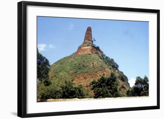 Stupa, Buddhist Shrine, Abeygyriya, Sri Lanka-null-Framed Photographic Print