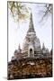 Stupa (Chedi) at Wat Mahathat, Ayutthaya, UNESCO World Heritage Site, Thailand, Southeast Asia-Alex Robinson-Mounted Photographic Print