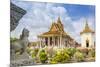 Stupa in Front of the Silver Pagoda in the Royal Palace-Michael Nolan-Mounted Photographic Print