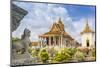 Stupa in Front of the Silver Pagoda in the Royal Palace-Michael Nolan-Mounted Photographic Print