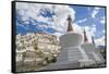 Stupa in the Village near Thikse Monastery-Guido Cozzi-Framed Stretched Canvas