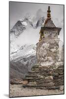 Stupa near Dingbochhe, Nepal.-Lee Klopfer-Mounted Photographic Print