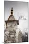 Stupa near Dingbochhe, Nepal.-Lee Klopfer-Mounted Photographic Print