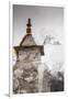 Stupa near Dingbochhe, Nepal.-Lee Klopfer-Framed Premium Photographic Print