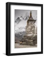 Stupa near Dingbochhe, Nepal.-Lee Klopfer-Framed Photographic Print