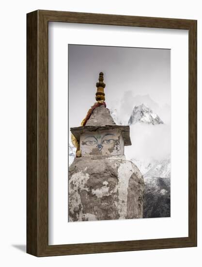 Stupa near Dingbochhe, Nepal.-Lee Klopfer-Framed Photographic Print