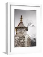 Stupa near Dingbochhe, Nepal.-Lee Klopfer-Framed Photographic Print