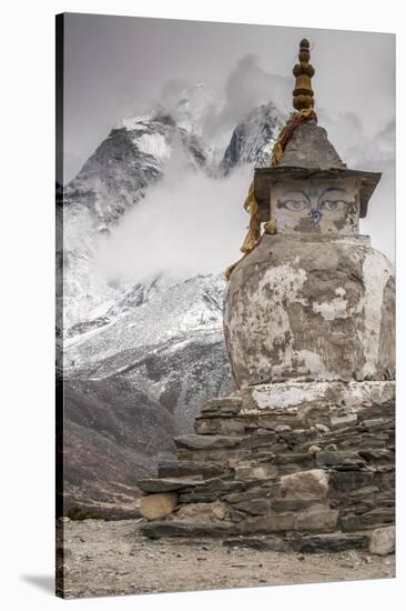 Stupa near Dingbochhe, Nepal.-Lee Klopfer-Stretched Canvas