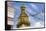 Stupa of Swayambhunath, Kathmandu, Nepal-Keren Su-Framed Stretched Canvas