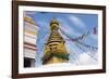 Stupa of Swayambhunath, Kathmandu, Nepal-Keren Su-Framed Photographic Print