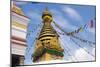 Stupa of Swayambhunath, Kathmandu, Nepal-Keren Su-Mounted Photographic Print