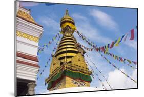 Stupa of Swayambhunath, Kathmandu, Nepal-Keren Su-Mounted Photographic Print