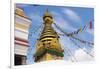 Stupa of Swayambhunath, Kathmandu, Nepal-Keren Su-Framed Photographic Print