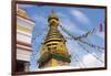 Stupa of Swayambhunath, Kathmandu, Nepal-Keren Su-Framed Photographic Print