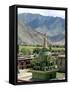 Stupa, Samye Monastery, Tibet, China,Asia-Ethel Davies-Framed Stretched Canvas