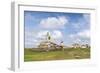 Stupas and buildings in Erdene Zuu Monastery, Harhorin, South Hangay province, Mongolia, Central As-Francesco Vaninetti-Framed Photographic Print