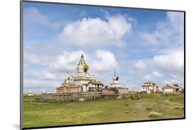 Stupas and buildings in Erdene Zuu Monastery, Harhorin, South Hangay province, Mongolia, Central As-Francesco Vaninetti-Mounted Photographic Print