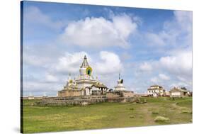 Stupas and buildings in Erdene Zuu Monastery, Harhorin, South Hangay province, Mongolia, Central As-Francesco Vaninetti-Stretched Canvas