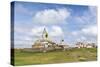 Stupas and buildings in Erdene Zuu Monastery, Harhorin, South Hangay province, Mongolia, Central As-Francesco Vaninetti-Stretched Canvas