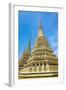 Stupas at Wat Pho (Temple of the Reclining Buddha), Bangkok, Thailand, Southeast Asia, Asia-Jason Langley-Framed Photographic Print