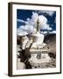 Stupas with Beautiful Clouds in Karsha Gompa-Daniel Prudek-Framed Photographic Print