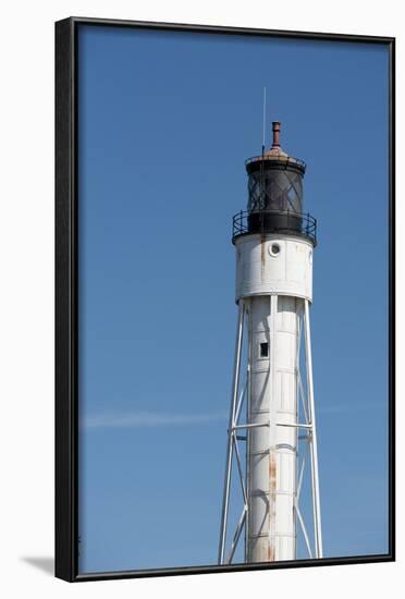 Sturgeon Bay Ship Canal Lighthouse, Door County, Wisconsin, USA-Cindy Miller Hopkins-Framed Photographic Print