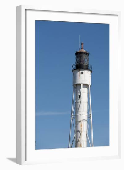 Sturgeon Bay Ship Canal Lighthouse, Door County, Wisconsin, USA-Cindy Miller Hopkins-Framed Photographic Print