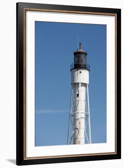 Sturgeon Bay Ship Canal Lighthouse, Door County, Wisconsin, USA-Cindy Miller Hopkins-Framed Photographic Print