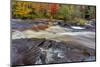 Sturgeon River in autumn near Alberta in the Upper Peninsula of Michigan, USA-Chuck Haney-Mounted Photographic Print
