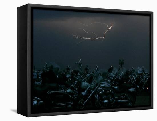 Sturgis Motorcycle Rally-null-Framed Stretched Canvas