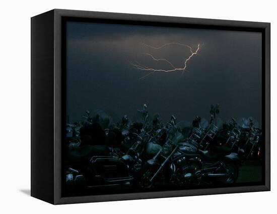 Sturgis Motorcycle Rally-null-Framed Stretched Canvas