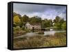 Sturminster Newton Mill and River Stour, Dorset, England, United Kingdom, Europe-Roy Rainford-Framed Stretched Canvas