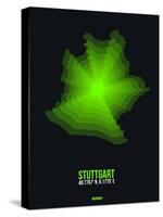 Stuttgart Radiant Map 3-NaxArt-Stretched Canvas