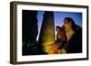 Stutues of Tutankhamun and Wife Ankhsenamun; Luxor Temple, Mm7864; 18Th Dynasty; New…, 2003 (Photo)-Kenneth Garrett-Framed Giclee Print