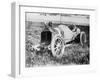 Stutz Race Car Wrecked at Indianapolis Raceway Photograph - Indianapolis, IN-Lantern Press-Framed Art Print