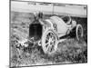 Stutz Race Car Wrecked at Indianapolis Raceway Photograph - Indianapolis, IN-Lantern Press-Mounted Art Print