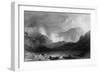 Sty Head Tarn, Lake District-Thomas Allom-Framed Art Print