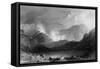 Sty Head Tarn, Lake District-Thomas Allom-Framed Stretched Canvas