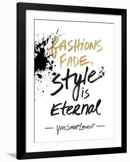 Style is Eternal-Lottie Fontaine-Framed Giclee Print