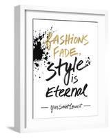 Style is Eternal-Lottie Fontaine-Framed Art Print