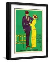 Style of Married Couples-Luigi Emilio Caldanzano-Framed Art Print